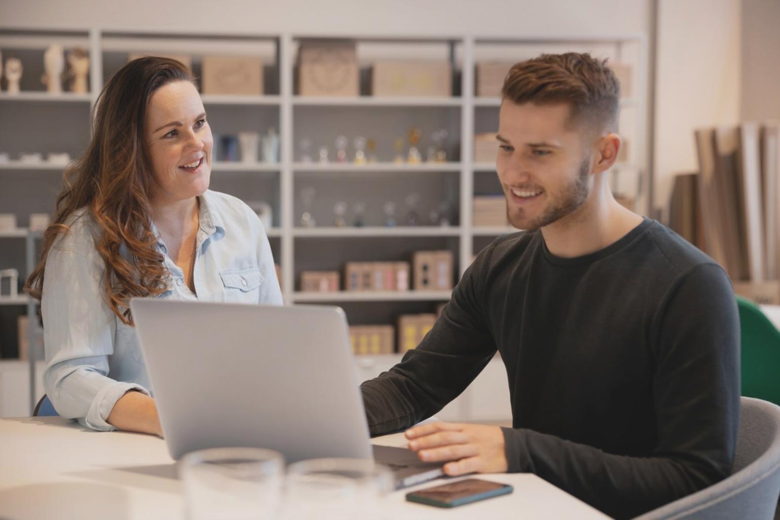 Professional learning environment showcasing structured educational approach